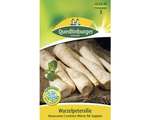 Wurzelpetersilie Halblange Quedlinburger Kräutersamen Samenpackung Wurzelpetersilie für leckere Würze von Quedlinburger Saatgut