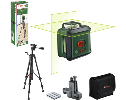 Kreuzlinien-Laser Bosch UniversalLevel 360 Premium Set inkl. Stativ