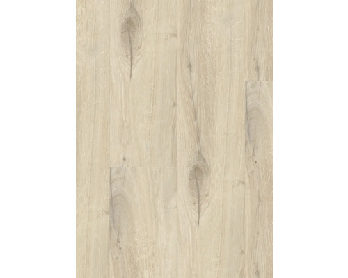 Helle Laminatpaneele mit Holzmaserung
