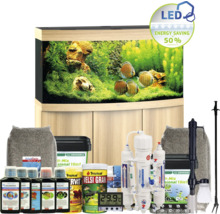 Komplettes Aquarium-Set mit Beleuchtung, Filter, Heizung und Zubehör
