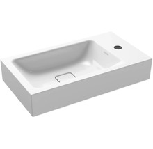 Aufsatzwaschbecken aus Sanitärkeramik mit Hahnloch