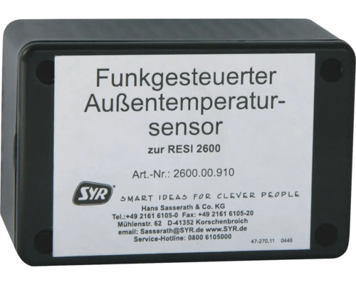 Frostsensor SYR für Resi 2600 funkgesteuert schwarz 2600.00.910
