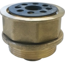 Messingfitting mit Gummidichtung und Gewinde