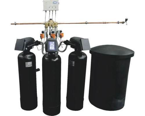Dreifachenthärtungsanlage SYR LEX 1500 Connect Dreifach LEX T5 1500.00.055 Wasseraufbereitungsanlage mit drei Tanks und Steuerungseinheit