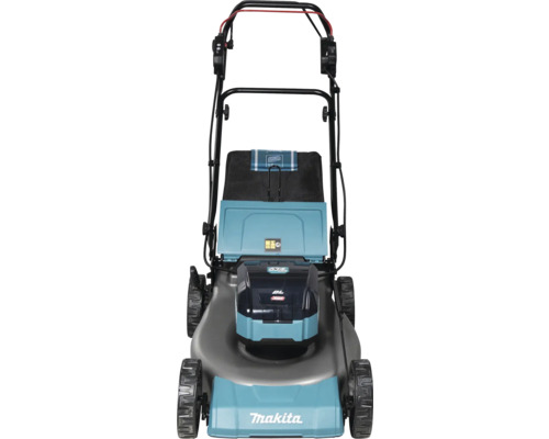 Aufsicht eines Makita Akku-Rasenmähers