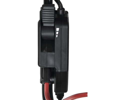 Batterieladegerät mit Ladekabel und Ladezustandsanzeige