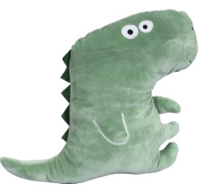 Grünes Dinosaurier-Kuschelkissen