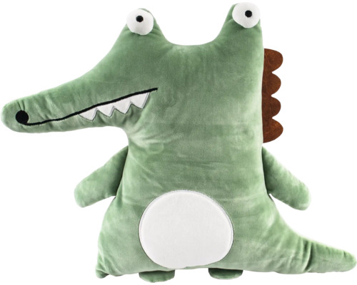 Kissen in Krokodilform für Kinder