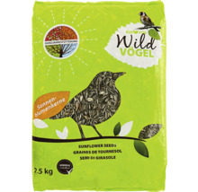 Beutel Wildvogelfutter mit Sonnenblumenkernen, 2,5 Kilogramm