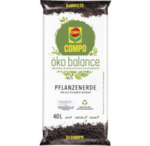 COMPO Öko Balance Pflanzenerde, 40 Liter, geeignet für alle Pflanzen