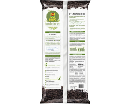 Sack Pflanzerde mit einem Volumen von 40 Litern