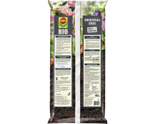 Compo Bio Universalerde, 40 Liter