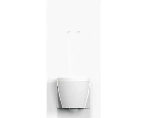 WC-Ausbaumodul Hewi S50 Sensor Plexiglas weiß glänzend S50.02.112010
