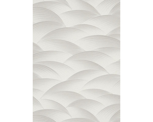 Vliestapete 10372-38 GMK Fashion for walls 4 Grafisch helltaupe Tapete mit wellenförmigem Muster für die Wandgestaltung