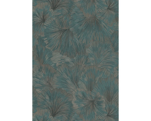 Vliestapete 10373-19 GMK Fashion for walls 4 Floral petrol Tapete mit Fächermuster