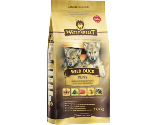 Wolfsblut Trockenfutter Wild Duck Puppy, 12,5 kg