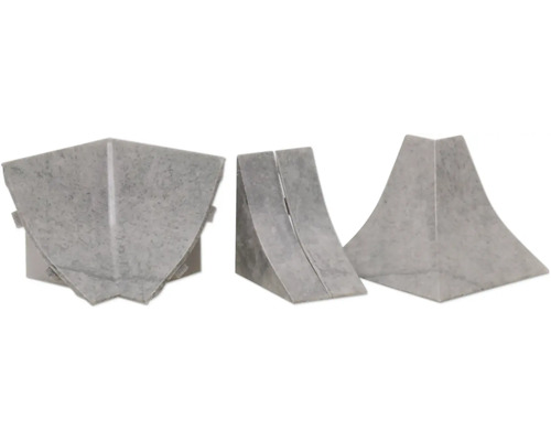 Drei Eckschutzelemente aus Marmor