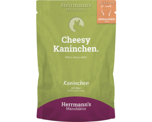 Herrmanns Manufaktur Kaninchenfutter mit Käse für ausgewachsene Kaninchen