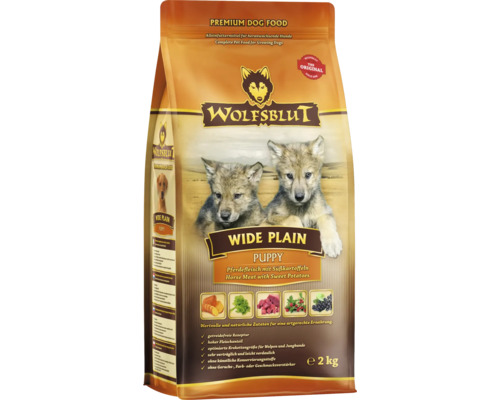 Wolfsblut Wide Plain Puppy Trockenfutter für Hunde, 2 kg