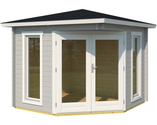 Gartenhaus mit Fenstern und Doppeltür
