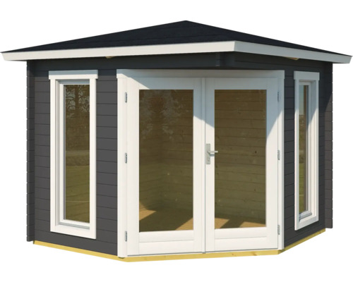 Gartenhaus mit Fenstern und Doppeltür