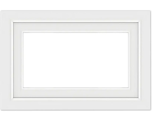 Weißer Bilderrahmen mit Passepartout