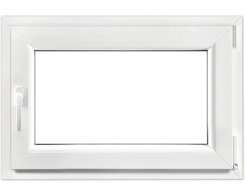 Kellerfenster Dreh-Kipp Kunststoff RAL 9016 verkehrsweiß 600x400 mm DIN Rechts