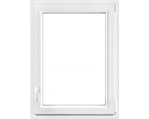 Kellerfenster Dreh-Kipp Kunststoff RAL 9016 verkehrsweiß 600x800 mm DIN Rechts