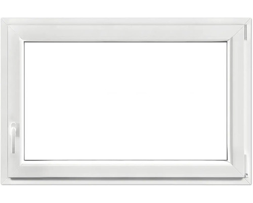 Kellerfenster Dreh-Kipp Kunststoff RAL 9016 verkehrsweiß 900x600 mm DIN Rechts