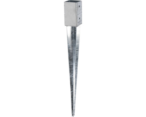 Einschlagbodenhülse 46 x 46 x 550 mm feuerverzinkt Einschlagbodenhülse 46 x 46 x 550 mm feuerverzinkt