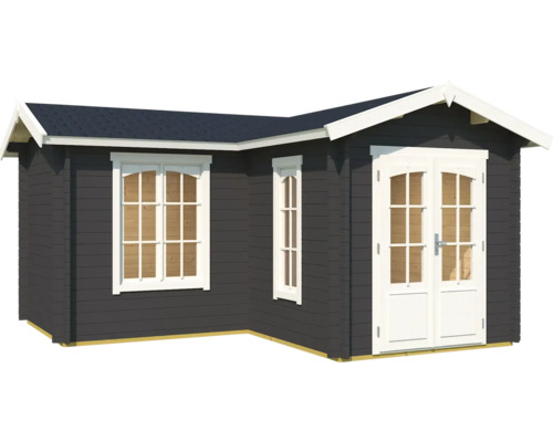 Gartenhaus mit Fenstern und Doppeltür