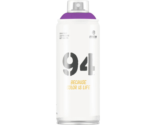 MTN Montana 94 Sprühlack Leuchtfarbe neonviolett 400 ml Sprühfarbe in einer Dose mit matter Farbe