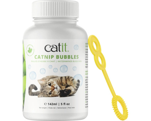 Katzenminze Catit Catnip bubbles Bläschen Mischung mit Öl aus Katzenminze 142 ml