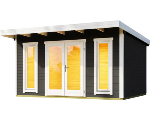 Gartenhaus mit Fenstern und Doppeltür