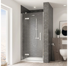 Modernes Badezimmer mit Duschkabine, Toilette und Waschbecken