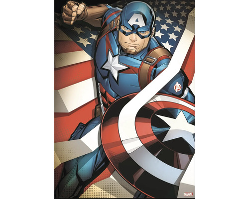 Leinwandbild Captain America 50x70 cm