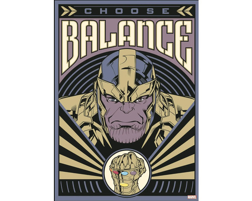 Leinwandbild Thanos Balance 50x70 cm