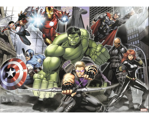 Leinwandbild Avengers Battle 70x50 cm