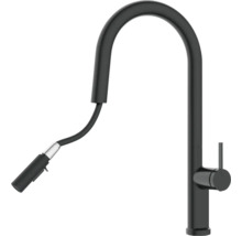 KEO Küchenarmatur KAWAI mit herausziehbarer Pefect Slide Handbrause schwarz matt-thumb-4 KEO Küchenarmatur KAWAI mit herausziehbarer Pefect Slide Handbrause schwarz matt-thumb-4