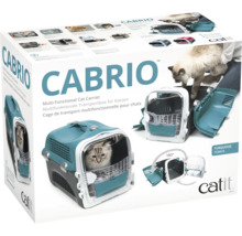 Transportbox Catit Cabrio Carrier Türkis / Grau ca. 51 x 33 x 35 cm