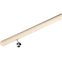 Holzhandlauf mit Halterung