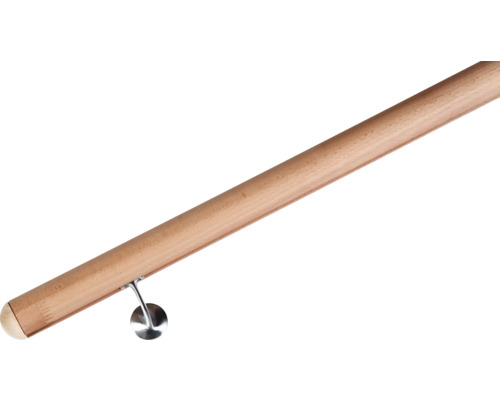 Pertura Handlaufset Buche Ø 52 mm L:2000 mm inkl. Endkappe,Handlaufkonsole