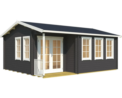 Gartenhaus mit Fenstern und Doppeltür