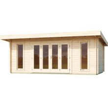 Holz Gartenhaus mit Fenstern und Doppeltür