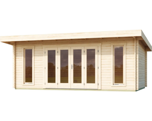 Holz Gartenhaus mit Fenstern und Doppeltür