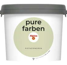Alpina Pure Farben Innenfarbe Pistaziengrün, 2,5 Liter Gebinde