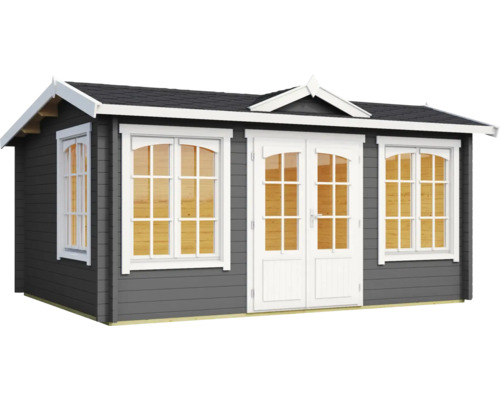 Gartenhaus mit Fenstern und Doppeltür
