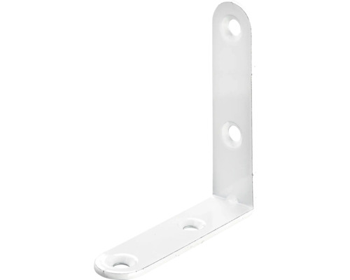 Stuhlwinkel 15 x 60 x 60 mm Stahl weiß 25 Stück