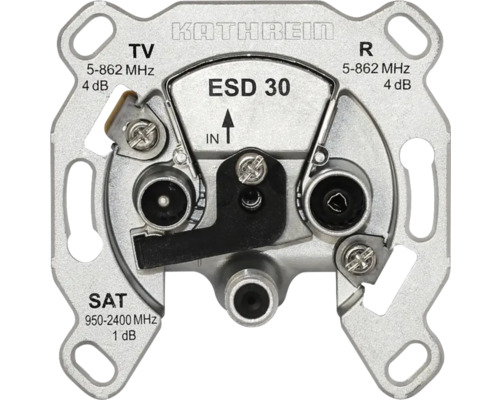 Kathrein ESD30 3-Loch Dose Radio/TV/SAT Kathrein ESD 30 Antennendose