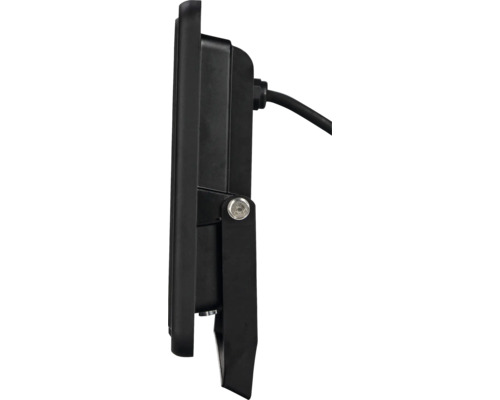 Schwarzer LED-Strahler im Profil